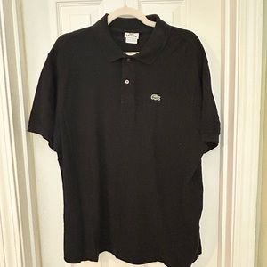 Lacoste - Black Men’s Polo - XL